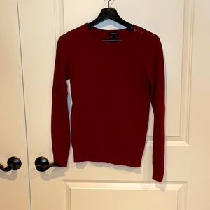 Ann Taylor cranberry sweater